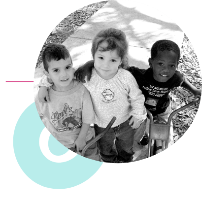 Photo of kids in their bikes