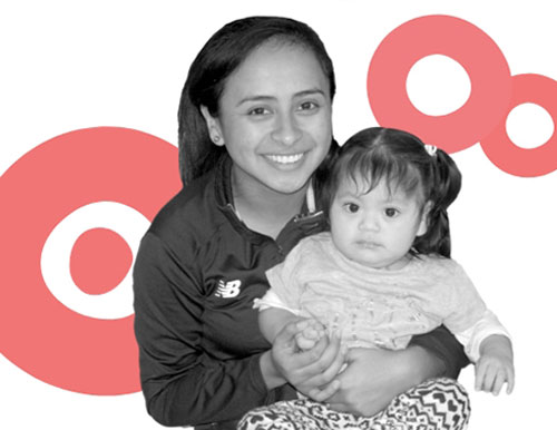 Photo of RCMA Staff with a toddler